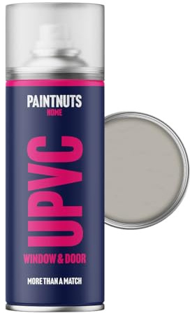Paintnuts uPVC Window & Door Paint - RAL-7044 - SILK GREY Matt 400ml Spray Can