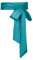 Lillystido Brautgürtel für Hochzeit, Party, Brautschmuck, Satin, besondere Anlässe, Kleid, Türkis, Blau, 2.75*110in