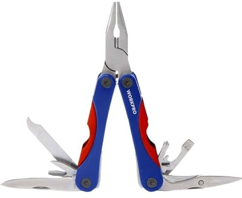 WORKPRO WP382017 12 IN 1 Multifunktions-Profi-Mini-Zangen-Set + Transportkoffer