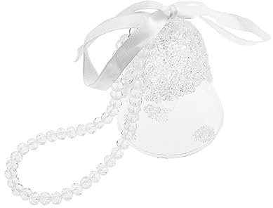 ABOOFAN Glockenanhänger Aus Kristall Weihnachtsdeko Krippenschmuck Weihnachtsschmuck Windspiele Kristallglockenschmuck Kristallglockenautoverzierung Autoanhänger Fein Geschenk Kristall