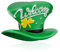 LANBEIDE St. Patricks Day Charms für Pandora Charms Green Hat Beads Sterling Silber Perlen St. Patricks Day Geschenke für Frauen