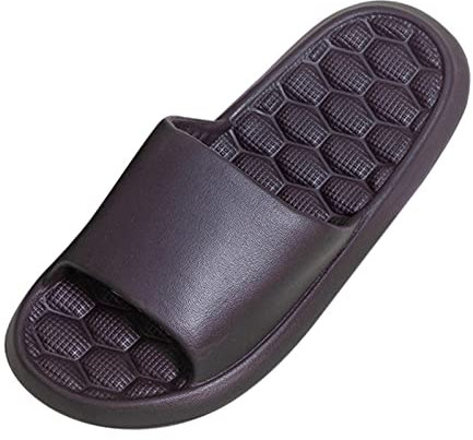 Hausschuhe Weich Schlappi Schlappen Badelatschen Frühling Männer Schuhe Unisex Liebhaber Flache Schuhe Frauen Hausschuhe Hausschuhe Flip Flops Unisex Badelatschen Offener Zehentranner (Black, 42)