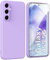 ARRYNN Custodia per Samsung Galaxy A55 5G (6.6) Cover + Pellicola Protettiva Vetro Temperato,Liquid Silicone TPU Case Cover per Samsung Galaxy A55 5G - Viola