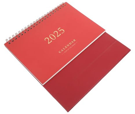 GRADENEVE Desk Calendar Eleganter Tischkalender Mit Goldprägung Akademischer Schreibtischkalender Für Büro Und Zuhause Praktische Übersicht Für Planung Und Organisation Anpassbar Für