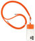 YEJAHY Universal Phone Chain - Mobile Phone Lanyard with Key Ring for Smartphones (orange)