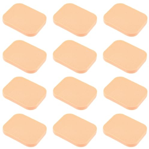 Giantree 12 Pcs Square Makeup Sponges, Cosmetic Sponge, Square Foam | for Foundation Facial Powders Puff, Pad Powders Blender, for Liquid Foundation Cream Powder Concealer, Wet Dry Use