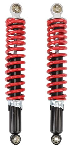 Motorrad Stoßdämpfer 350mm Mit 8mm Feder | Universal Federbein Für 50cc Bis 150cc Dirt Bike ATV Quad Scooter, Metalllegierung Stoßdämpfer Ersatzteil,10mm Montagebohrung
