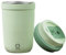 MiOYOOW 400ML Tazza Frullatore, USB Tazze Automatica Magnetico con Coperchio Spazzola e Cannuccia, Tazzine Automescolante per Caffè per Casa Viaggio Ufficio