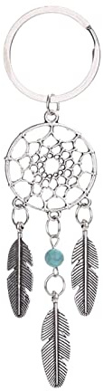 Dream Catcher Keychain - Dream Catcher Charrm | Feder-Dreamcatcherr Schlüsselanhänger | Dream Catcher Anhänger | Traumfänger Ornament zum Geburtstag von Badenden | Dream Catcher für