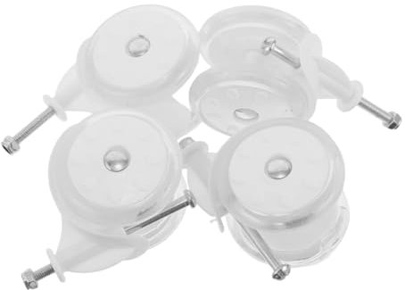 YARNOW 4 Stück Walkerrad Guardian Walker-räder Räder Für Lauflernhilfe Lenkrollen Räder Für Möbel Walker Ersatzräder Kinderwagen Räder Ersatzwagenräder Laufräder Tauschen Plastik