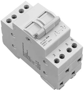 Interruptor de transferencia SF 219G, 40 A, 3 posiciones, I-0-II, carril DIN, interruptor de conmutación modular, 1 unidad