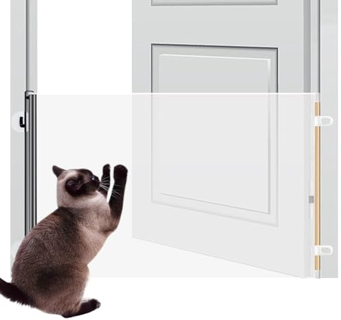 Hitburu Katzengitter Für Türen - Kindersicherungszaun | Sicherheitsgitter Für Haustiere - Für Kleinkinder Kätzchen Kaninchen Tiere Flur Garage Schlafzimmer Küche Wohnzimmer Wohnung