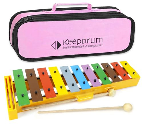 Sonor GS Glockenspiel-Set in C-Dur + keepdrum Tasche Pink