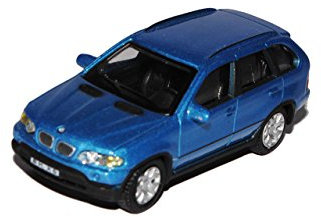 B*M*W X5 X 5 Hell Blau SUV GelÄndewagen 1/72 Cararama Modellauto Modell Auto