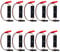 WMYCONGCONG 10 PCS 1x 1.5V Battery Holder with Alligator Test Clips AA Battery holder with leads