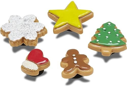 Crocs Confezione da 5 Latta, Charm Decorativi per Scarpe Unisex-Adulto, Mini Barattolo di Biscotto 3D