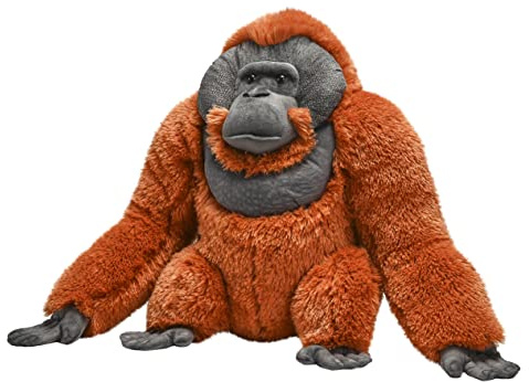 Wild Republic Artist Collection, Male Orangutan Baby, Gift for Kids, 15 inches, Plush Toy, Fill is Spun Recycled Water Bottles