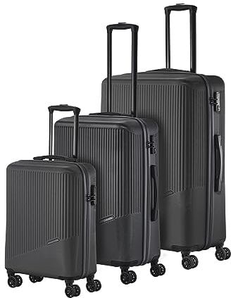 Travelite 4-Rad Koffer Set 3 teilig Größen L/M/S, Gepäck Serie Bali: ABS Hartschalen Trolleys mit TSA Kombinationsschloss (Handgepäck Koffer ohne TSA)