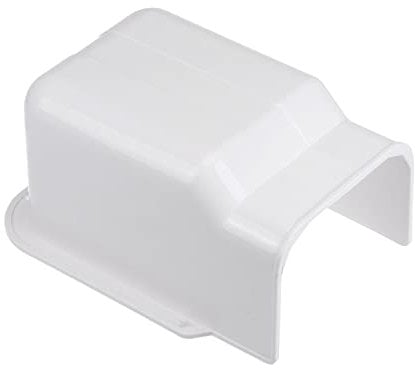 PATIKIL 5 PVC Decorative Line Cover, Wall Entry Cap Tubing Parts Accessories for Mini Split Air Conditioner Central AC Heat Pump, White