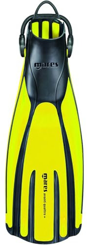 Mares Avanti Quattro + Taucherflossen, Königsgelb, XS
