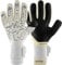 KEEPERsport Torwarthandschuhe Varan7 Champ NC Whiteout für Erwachsene, Fußballhandschuhe, 4mm Supreme Claw - mit Lasche, Farbe: Weiss, Größe: 8,5