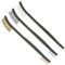 Simsky Juego de 3 Cepillos de Alambre Pequeños, Alambre de Acero/Latón/Nailon, Mini Cepillo Metalico, Pulido Herramientas para Limpiar Escoria de Soldadura, Suciedad Grasa, Óxido y Polvo