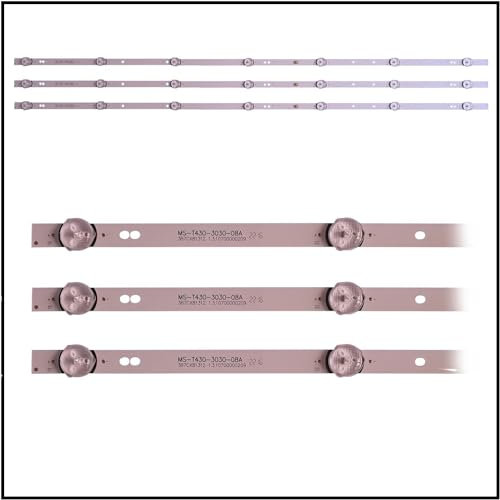 Generico Kit 3 Barre LED per TV NORDMENDE ND43S3200MSMART