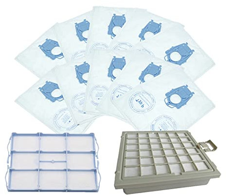Micro Velvet P-type Vacuum Cleaner Dust Collection Bag, Compatible With Bosch And Hoover Professional Hygiene BSG8000 468264 461707 P-type Dust Collection Bag (Size : 12pcs)