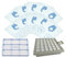 Micro Velvet P-type Vacuum Cleaner Dust Collection Bag, Compatible With Bosch And Hoover Professional Hygiene BSG8000 468264 461707 P-type Dust Collection Bag (Size : 12pcs)