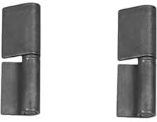 Bisagras plegables para puertas, 2 piezas de bisagras soldadas de alta resistencia para automóviles de 9,6 x 1,7 cm