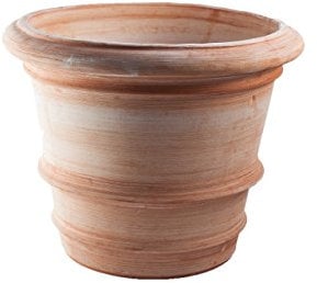 Pflanzgefäße Blumentöpfe Übertöpfe aus italienischem Terrakotta -Tolle Variationen- Absolut Frostfest (Classica, 48cm)