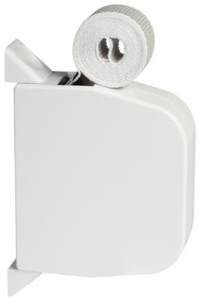 1 x INOVATEC Rollladen Gurtwickler weiß schwenkbar inkl. 7,5 Flex Gurtband aufgewickelt