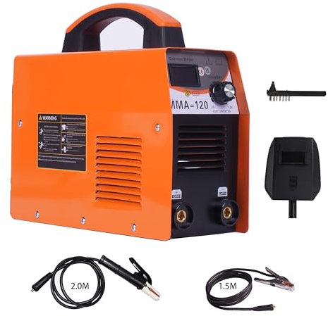 ROJOO MMA-120 Inverter Welding Machine Stick Welder IGBT Current 120A Mini Small Size Welder Complete Portable Welding Equipment