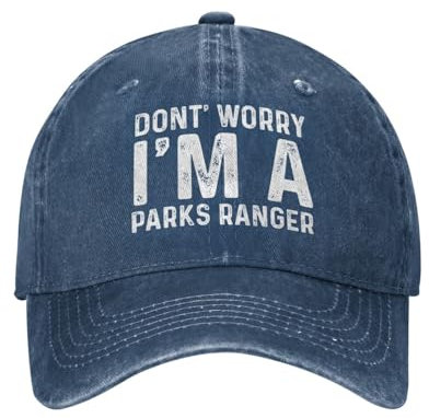 Don't Worry I'm A Parks Ranger Mütze Damen Papamütze Lustige Mütze