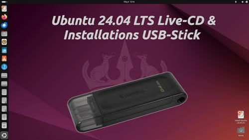 HomeAssistantHub Linux Ubuntu 24.04 LTS Live-CD Install-Medium auf USB Stick 64GB
