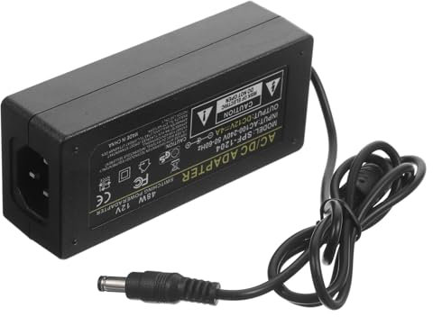 OSALADI 12v Netzteil Für CCTV Monitor Und Tv Robustes Schaltnetzteil Mit -anzeige Für Langlebige Anwendungen Überwachungssystemen Und Displays