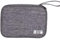 Dussdote All in One Travel Cable Organizer Pouch, Portable Water Proof Electronics Storage Case with Double Layers for USB Cords Chargers Phones Accessories (Gray)