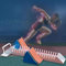 DRYIC Leichtathletik-Startblock, Leichtathletik-Startblock aus Aluminiumlegierung, Multifunktions-Startblock für die Leichtathletik