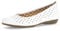 Gabor Laser Cut Pump - Ruffle 64.169 6.5 White