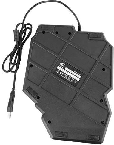 Artibetter 1pc One-handed Mechanical Gaming Rgb Backlight Portable Left-handed Controller for Use Compact Design for Easy Installation