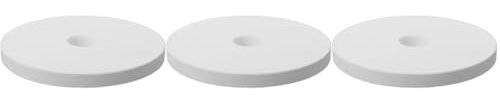 STOBOK 3pcs Ceramic Kiln Gasket Pottery Firing Rack Clay Firing Kiln Pottery Kiln Microwave Kiln for Glass Fusing Kiln Supporter Kiln Accessories Ceramic Craft Tool Aluminum Oxide