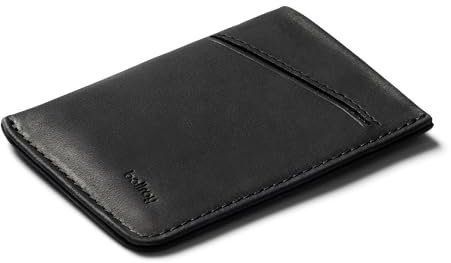 Bellroy Card Sleeve (Premium-Leder-Kartenetui oder minimalistisches Portemonnaie, für 2–8 Karten oder Visitenkarten, Aufbewahrung für gefaltete Banknoten) - NightForest