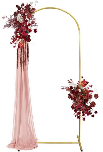 1.8M Hochzeitsbogen Backdrop Stand BallonBogen Hintergrund Rahmen Metall Support Set für Hochzeit, Geburtstag, Party, Graduierung, Jahrestag Feier Studio Hintergrund Dekoration