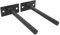 2pcs Wall Mounted Weight Plate Holder, Wall Mount Weight Rack Wall Mounted Weight Storage Heavy Duty Alloy Steel for Home Gym Organizer, Diameter 1.0in