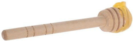 PRETYZOOM Varillas para Remover Miel De Madera 10cm, Cucharas para Mermelada y Miel, Agitadores Multiusos para Café y Cócteles, Accesorio Manual para Bar y Cocina,