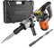 Marteau perforateur, Marteau-piqueur de démolition électrique 1400 W, robuste, 2900 coups par minute, brise-béton, 2 burins, mèches de burinage,Sécurité et confort