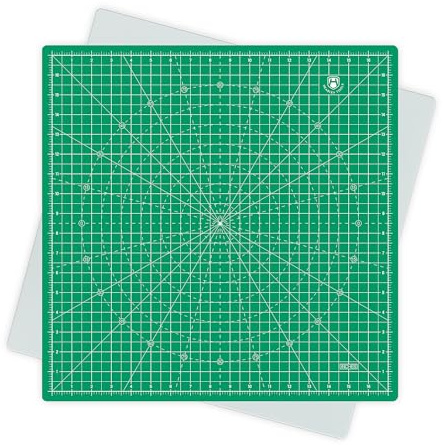 Headley Tools Rotierende Schneidematte, selbstheilende Schneidmatte, 360 Grad drehbar und rutschfester Standfläche, ideal zum Quilten von Textilien, Leder, Hobbyprojekten, Grün
