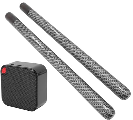 ASHATA Elektrische Drumsticks Air Drum Sticks, Virtuelles Drum Set mit 2 Schallpraxis, Jederzeit Spielen, für Anfänger Erwachsene Im Innenbereich Im Freien Im Freien Im Freien