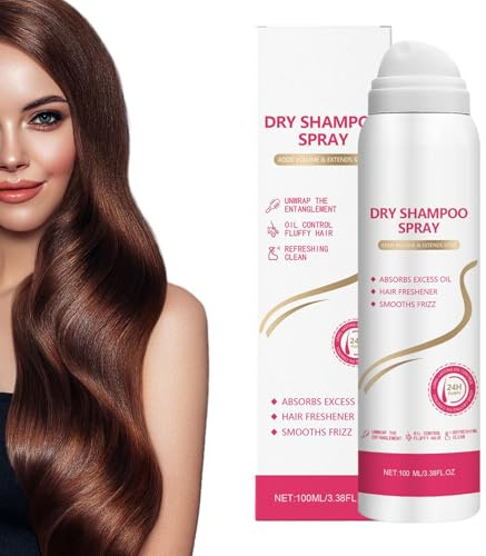 Trockenes Shampoo - Trockener Shampoo Dunkle Töne | Keine Sprühspray 100ml