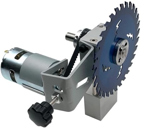 Toplionace Mini-Tischkreissäge-Hubspindel, DIY-Mini-Tischkreissäge, Mini-Elektrosäge, Holzbearbeitungs-Schneidlift-Präzisionslagerblock